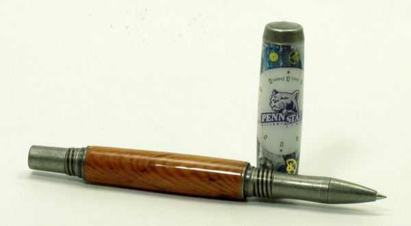 Penn State Watch Dial on Rollerball Pen - Cap Off