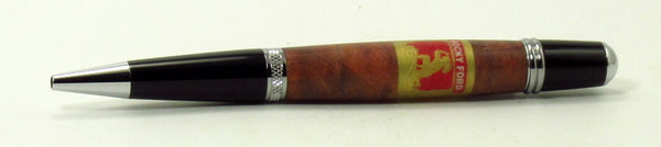 Rocky Ford Cigar Band on Twist Pen - Timber Creek Turnings
