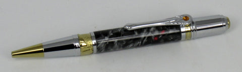 Vintage Pen Material on Art Deco Pen - Timber Creek Turnings