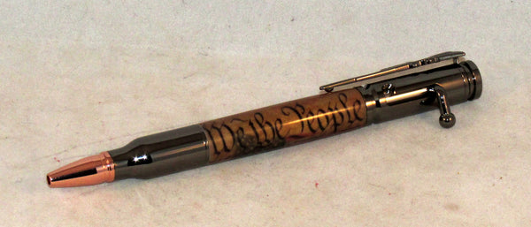 "We The People" Bolt Action Pen - Timber Creek Turnings