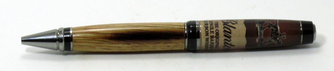 Oak from Blantons Whiskey Barrel on Cigar Pen