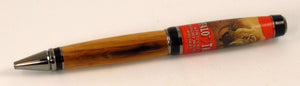 Oak from Buffalo Trace Whiskey Barrel on Cigar Pen