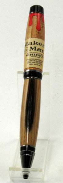 Oak from Maker's Mark Whiskey Barrel on Cigar Pen