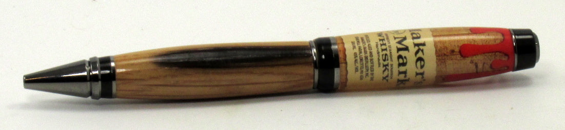 Oak from Maker's Mark Whiskey Barrel on Cigar Pen