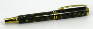 Blue & Gold on Rollerball Pen - Timber Creek Turnings
