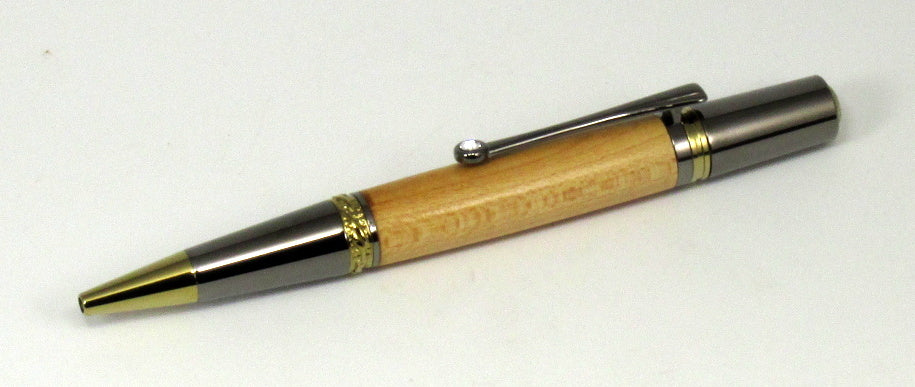 Comiskey Park Seat Wood on Majestic Squire Pen - Timber Creek Turnings