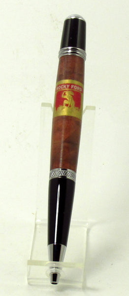 Rocky Ford Cigar Band on Twist Pen - Timber Creek Turnings