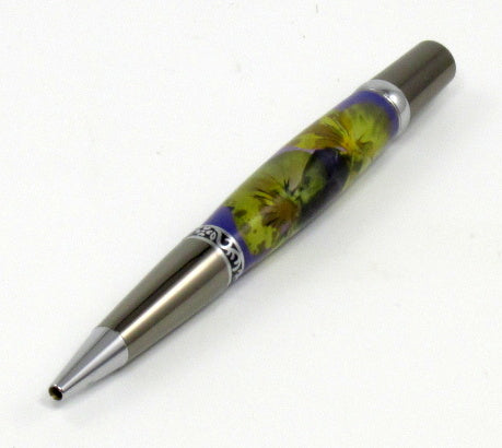 Pansy Flower on Elegant Sierra Pen - Timber Creek Turnings