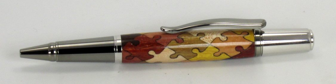 Wooden Puzzle on Twist Pen - Timber Creek Turnings
